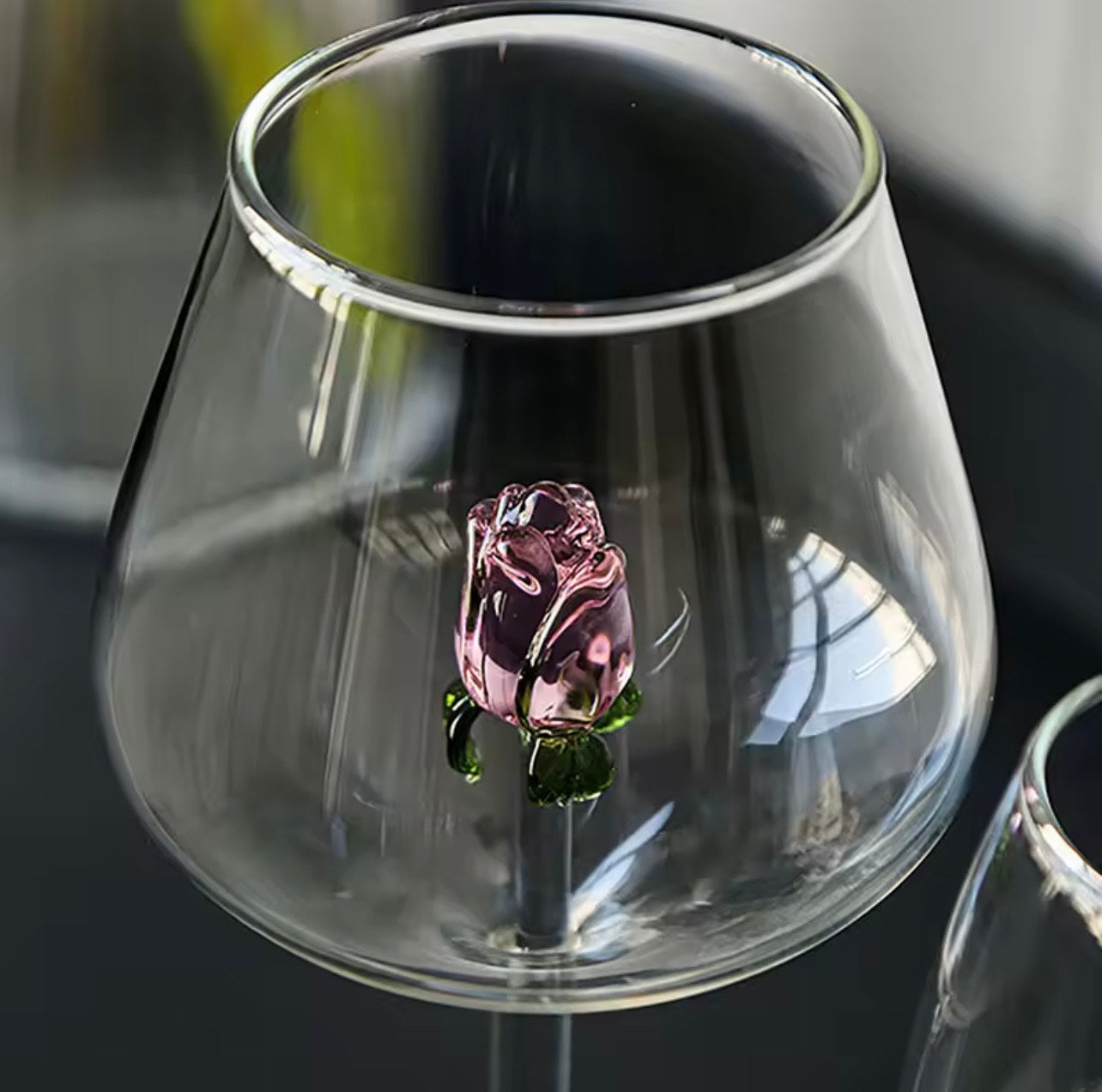 Roséweinglas