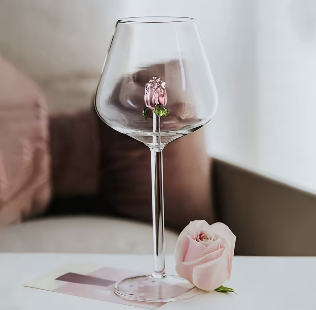 Roséweinglas