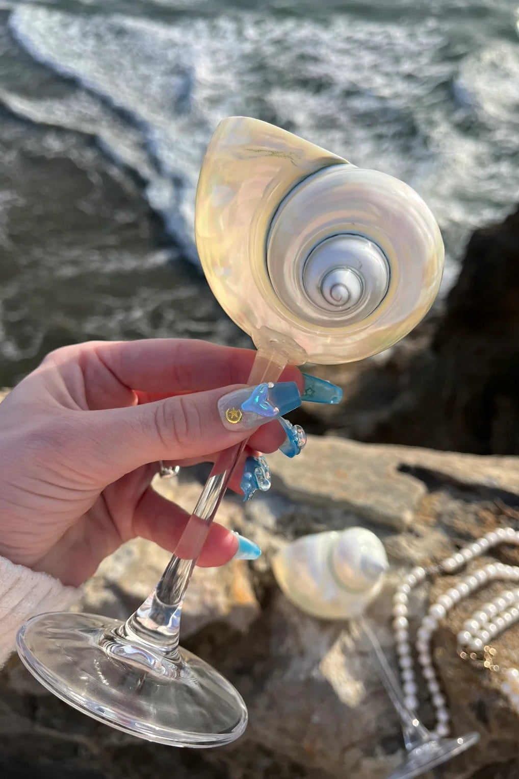 Muschelglas