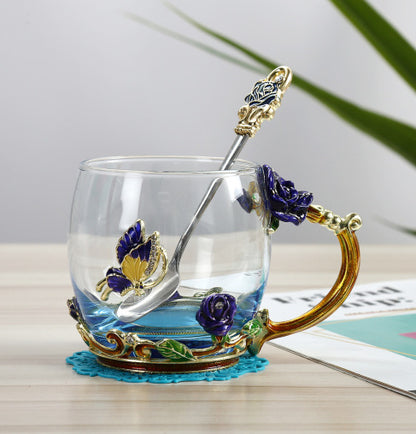 Rose Teeglas