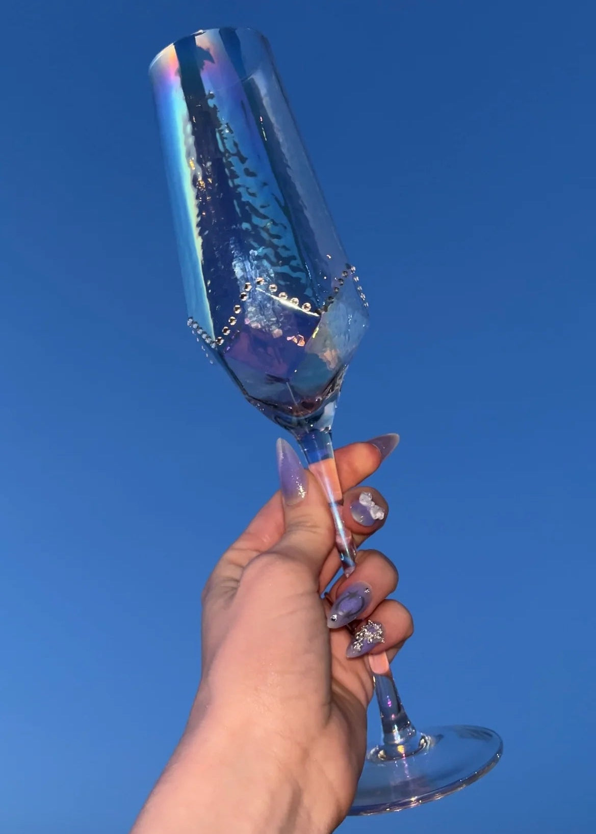 Gefrorenes Glas